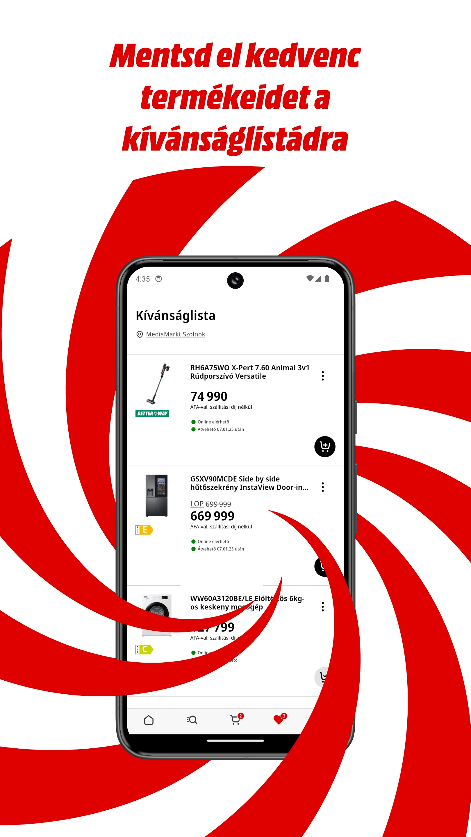 MediaMarkt Hungary screenshot